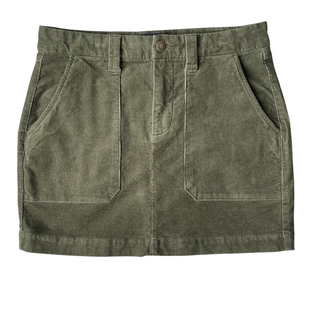 Sanctuary Women’s Corduroy Mini Skirt Size 28 Kalamata Green